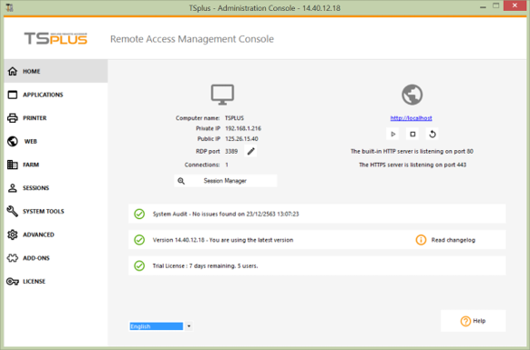 เพิ่ม User สำหรับการเข้าใช้งานที่ Host Server
